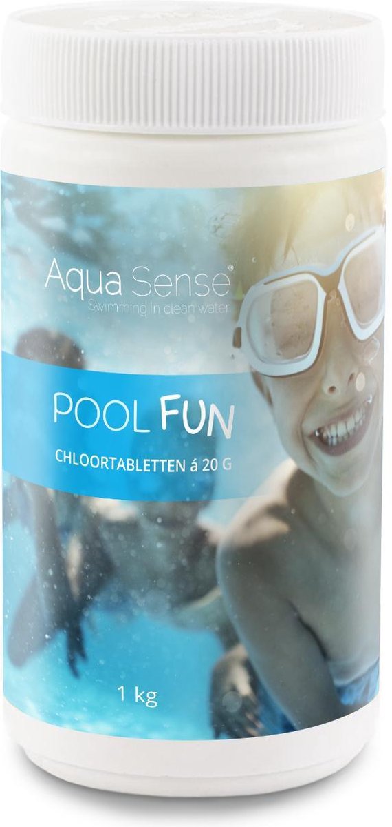 Pool-Fun Multitabs Chloortabletten 20g Tabs | 1KG | Zwembadonderhoud Aqua Sense